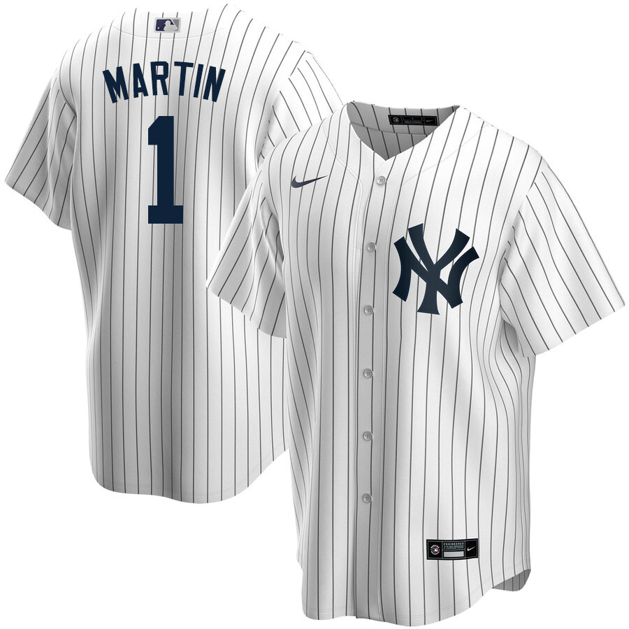 2020 Nike Men #1 Billy Martin New York Yankees Baseball Jerseys Sale-White